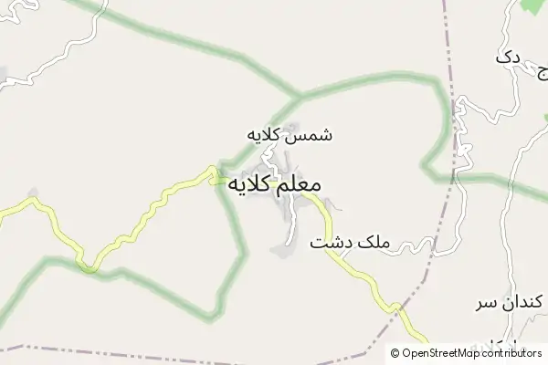 Mapa Mo'allem Kalayeh