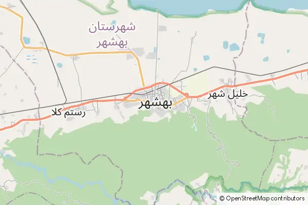 Mapa Behszahr