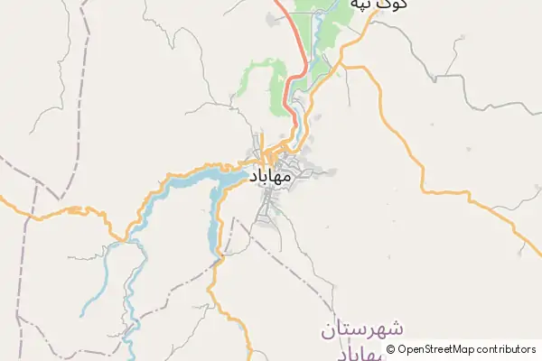 Mapa Mahabad