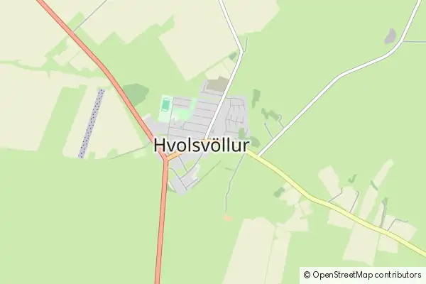 Mapa Hvolsvöllur