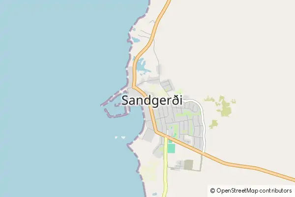 Mapa Sandgerdi