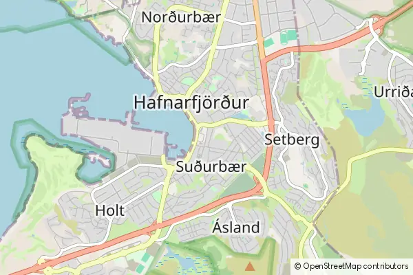 Mapa Hafnarfjordur