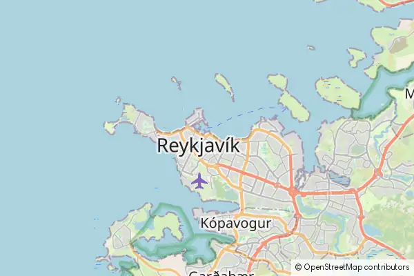 Mapa Reykjavík