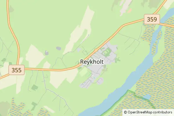 Mapa Reykholt