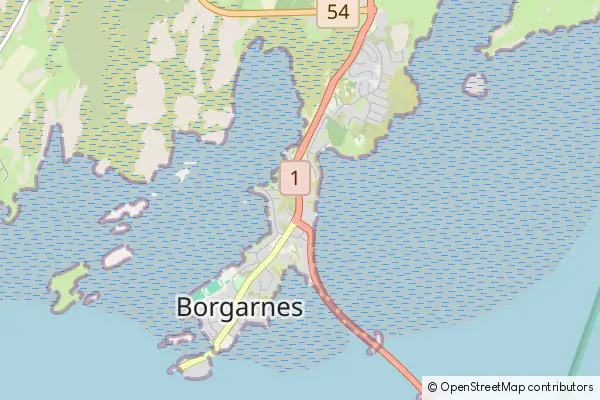 Mapa Borgarnes