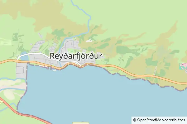 Mapa Reydarfjordur