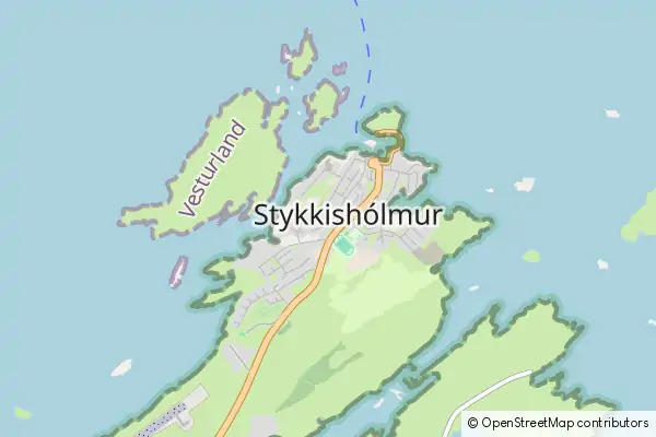 Mapa Stykkishólmur