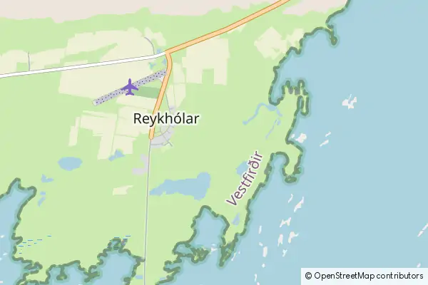 Mapa Reykhólar