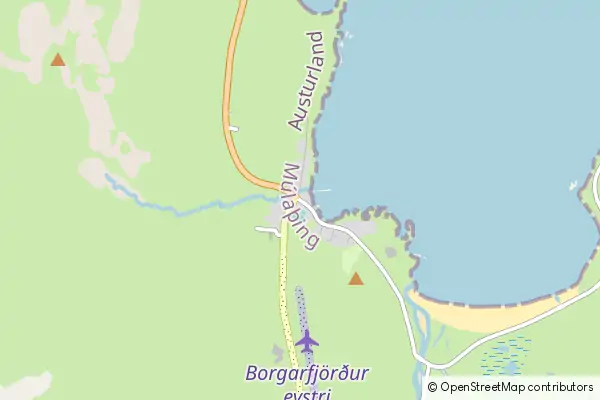 Mapa Borgarfjorour