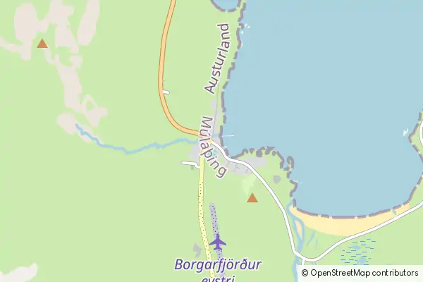 Mapa Borgarfjordur Eystri