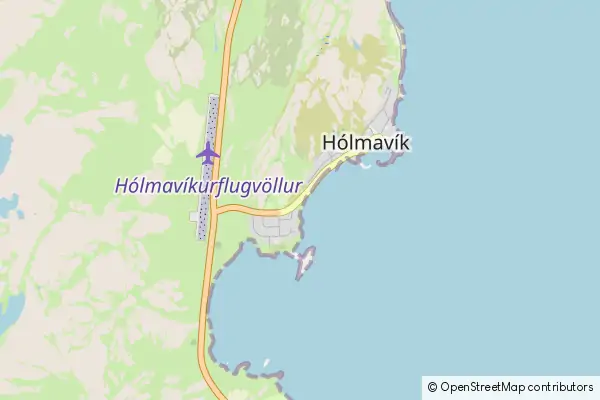 Mapa Hólmavík