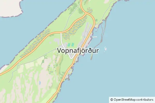 Mapa Vopnafjordur