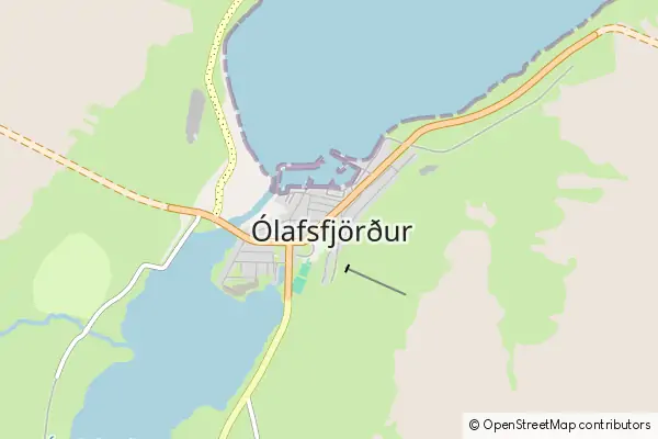 Mapa Olafsfjordur