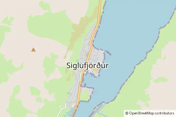 Mapa Siglufjordur