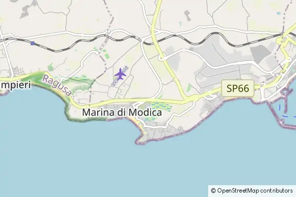 Mapa Marina di Modica