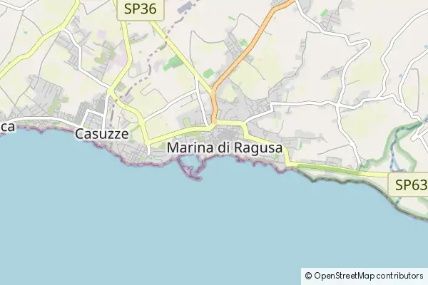 Mapa Marina di Ragusa