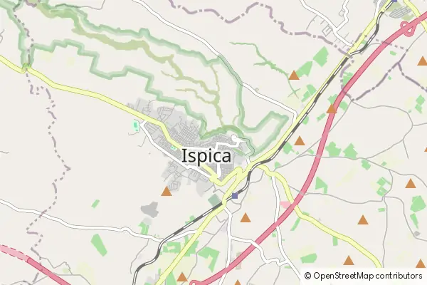 Mapa Ispica