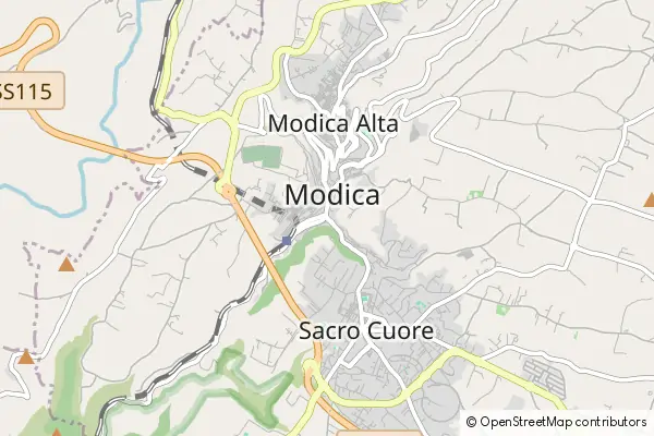 Mapa Modica