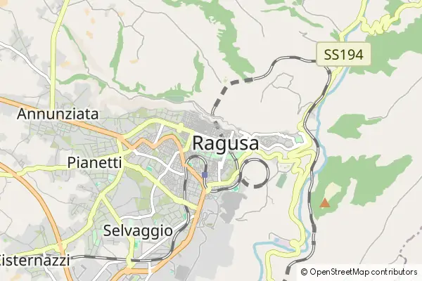 Mapa Ragusa