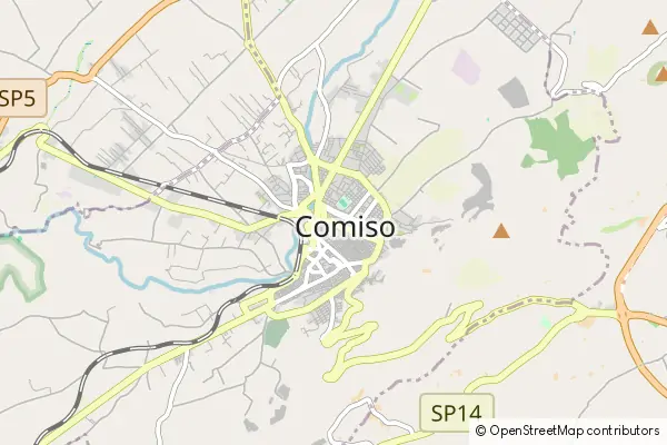 Mapa Comiso