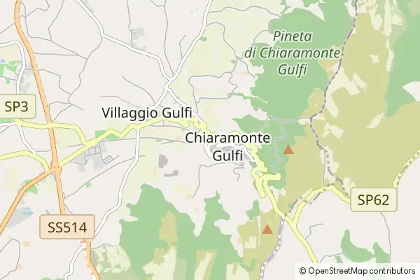 Mapa Chiaramonte Gulfi