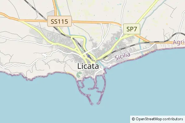 Mapa Licata