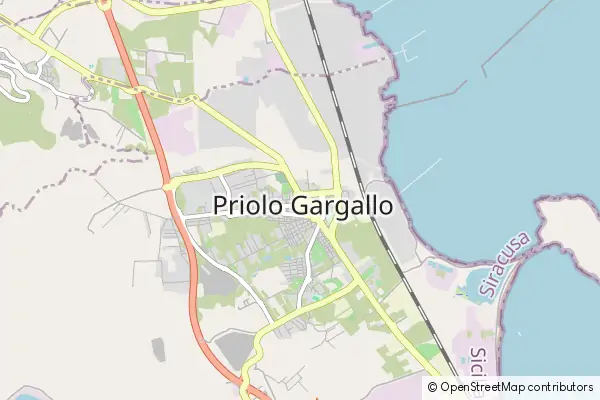 Mapa Priolo Gargallo