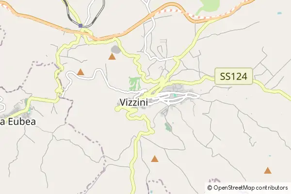 Mapa Vizzini