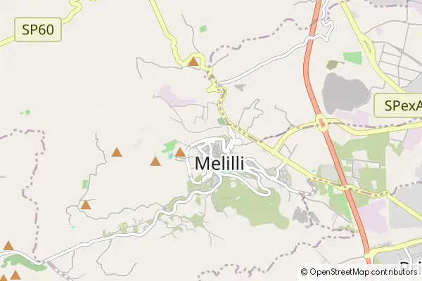 Mapa Melilli