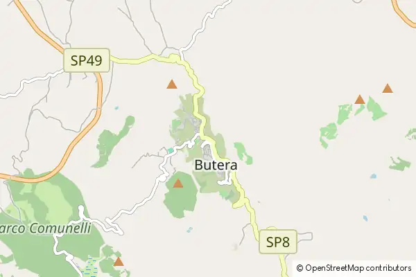 Mapa Butera