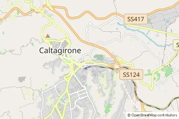 Mapa Caltagirone