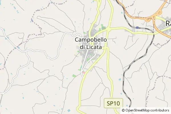 Mapa Campobello di Licata