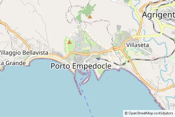 Mapa Porto Empedocle