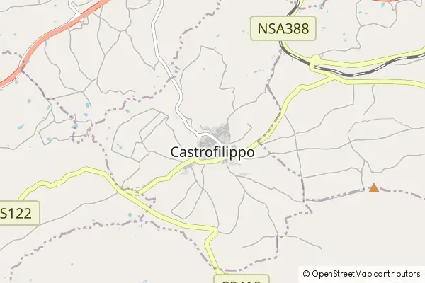 Mapa Castrofilippo