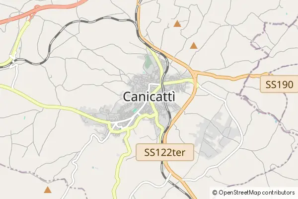 Mapa Canicattì