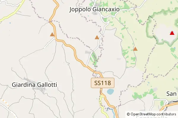 Mapa Joppolo Giancaxio