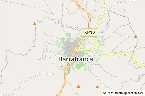 Mapa Barrafranca