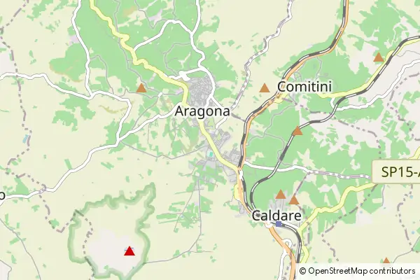 Mapa Aragona