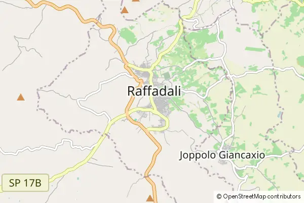 Mapa Raffadali