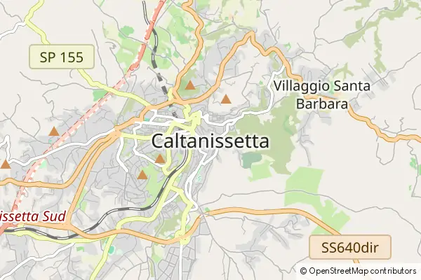 Mapa Caltanissetta