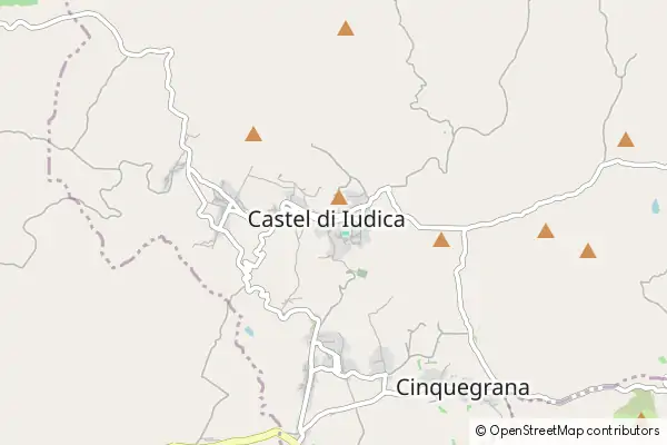 Mapa Castel di Iudica