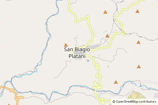 Mapa San Biagio Platani