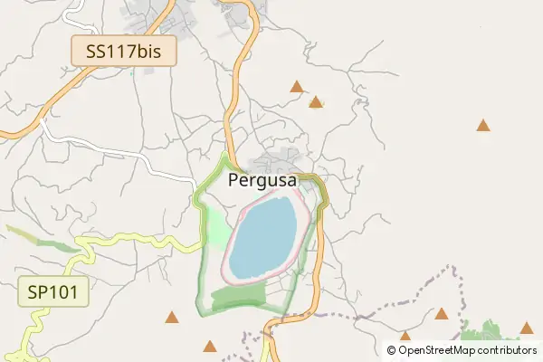 Mapa Pergusa