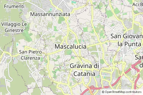 Mapa Mascalucia