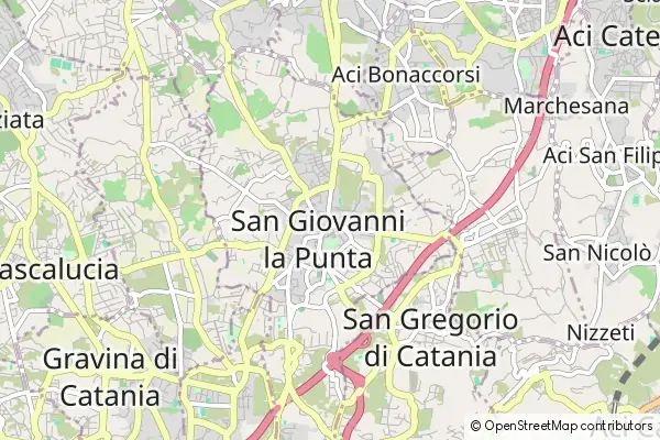 Mapa San Giovanni la Punta