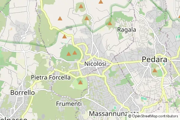 Mapa Nicolosi