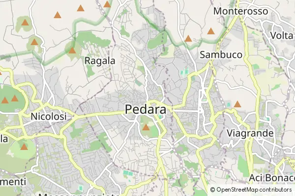 Mapa Pedara