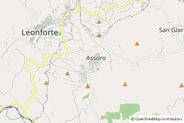 Mapa Assoro