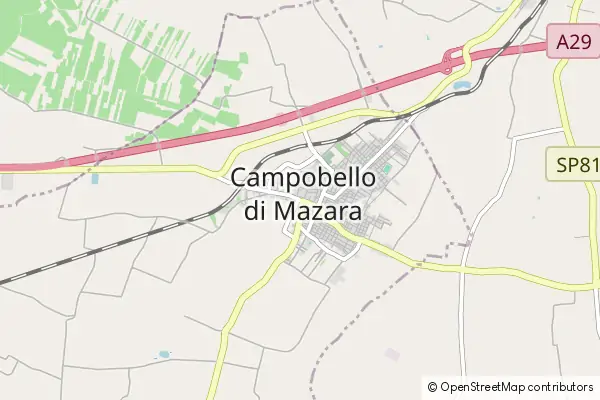 Mapa Campobello di Mazara