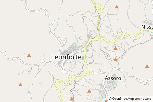 Mapa Leonforte